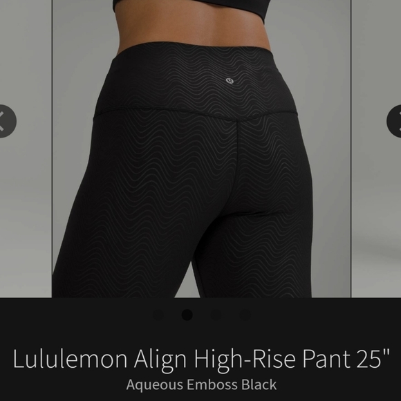 Lululemon aligns size 4 - Picture 2 of 5